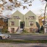 Example sixplex housing design from streetview