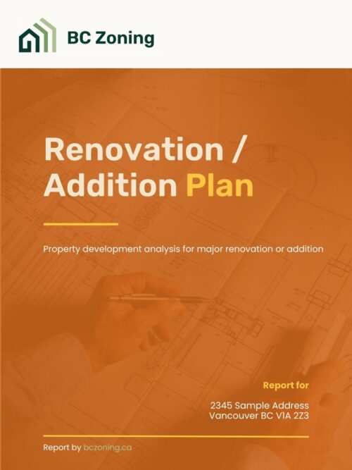 Renovation / Addition Plan
