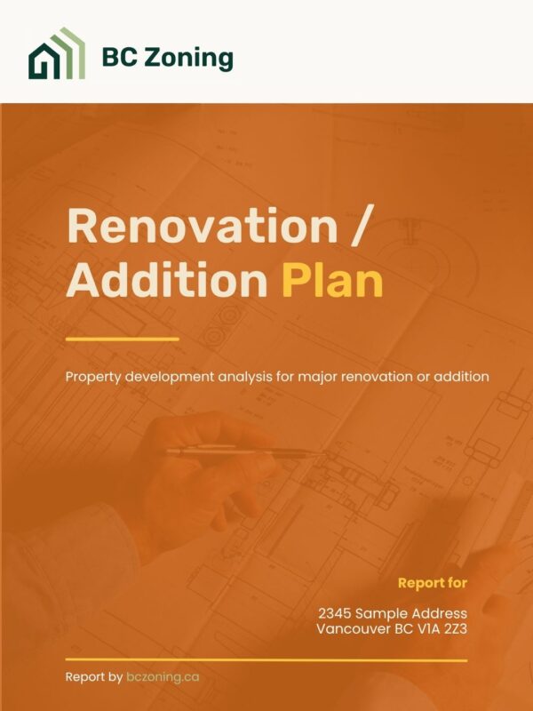 Renovation / Addition Plan