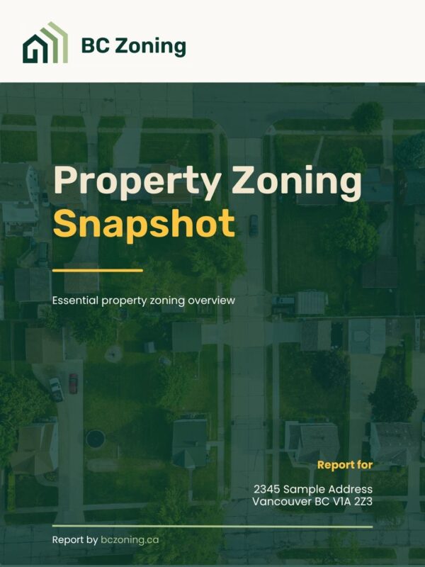 Property Zoning Snapshot