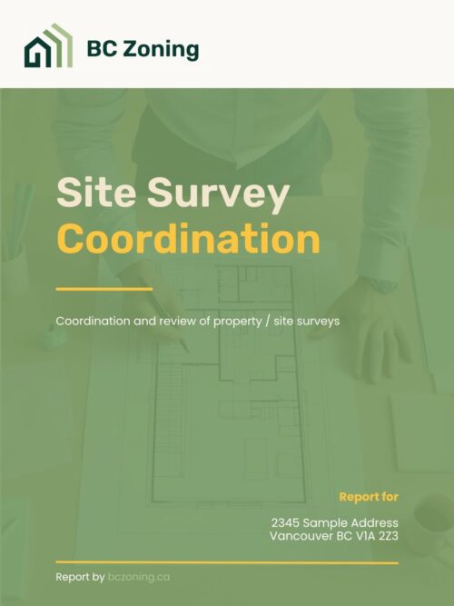 Site Survey Coordination
