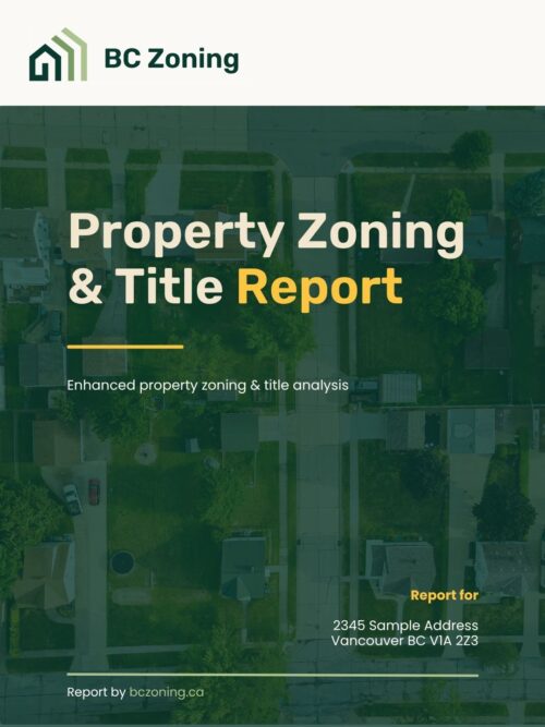 Enhanced Zoning & Title Report