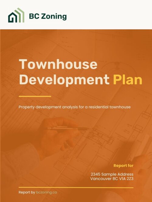 Townhouse Development Plan