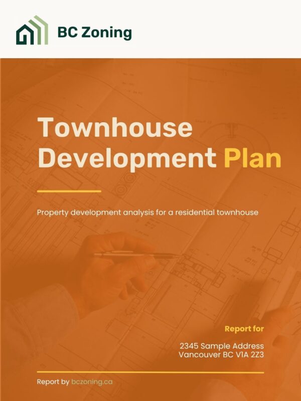 Townhouse Development Plan